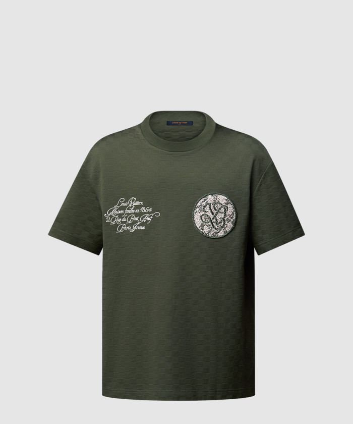 [LOUIS VUITTON-루이비통]DAMIER 피케 티셔츠 1AGKLJ