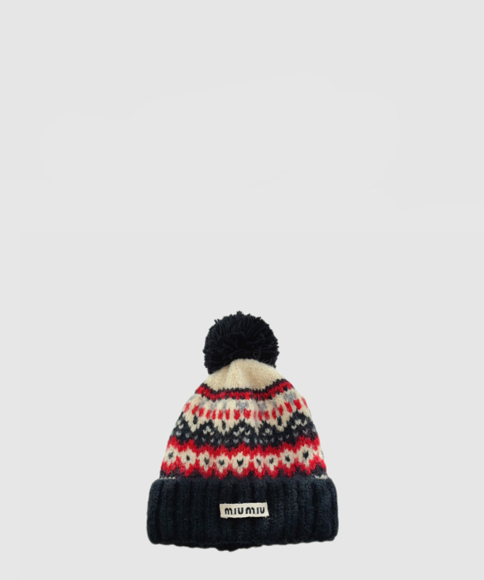 [MIUMIU-미우미우]니트 비니 5HC776