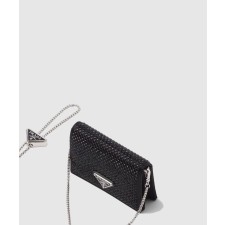 [PRADA-프라다]숄더 스트랩이 달린 시퀸 카드 홀더 1MR024