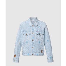 [LOUIS VUITTON-루이비통]모노그램 모티프 데님 재킷 1AFRXK