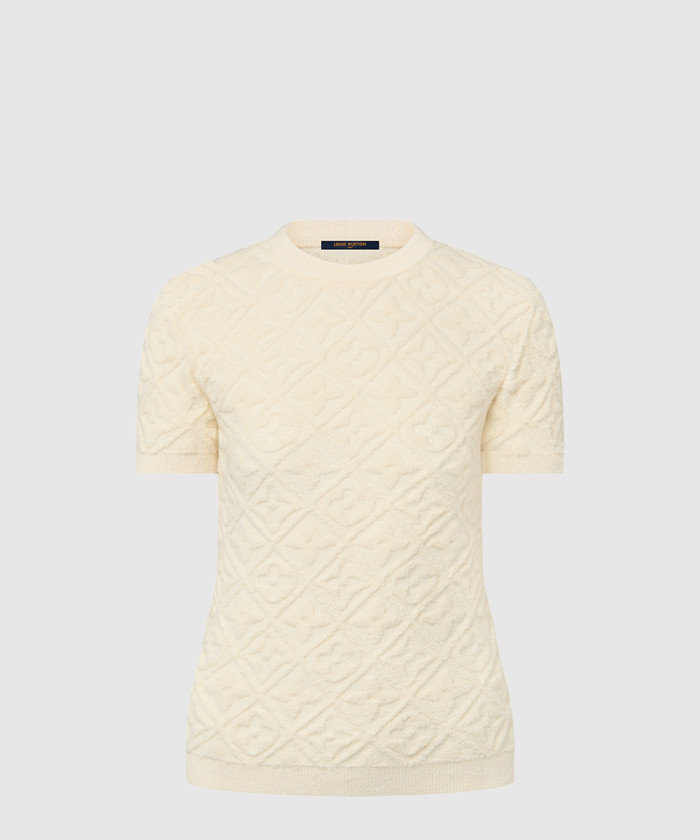 [LOUIS VUITTON-루이비통]모노그램 타월링 니트 탑 1AFTW9