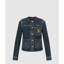 [LOUIS VUITTON-루이비통]노티컬 LV 패치 데님 재킷 1AFPH8