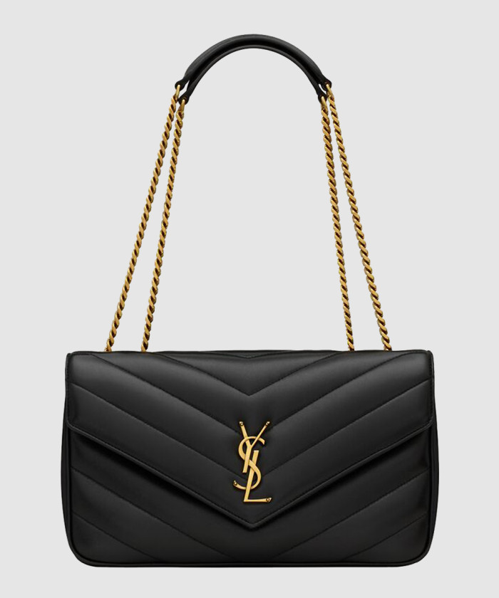 [SAINT LAURENT-생로랑]matelassé 램스킨 소재의 loulou 미디엄백 801439