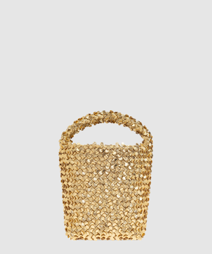 [BOTTEGA-보테가베네타]레더 스몰 버킷백 762587