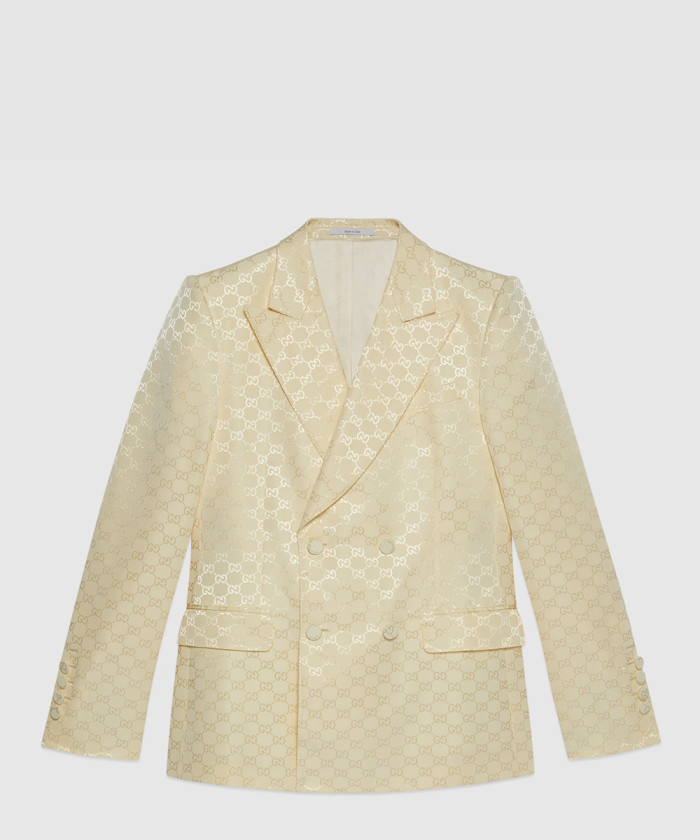 [GUCCI-구찌]GG 코튼 비스코스 블렌드 드레스 재킷 698737