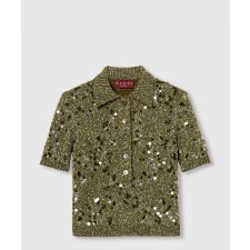 [GUCCI-구찌]비스코스 트위드 블렌드 폴로 셔츠 798148