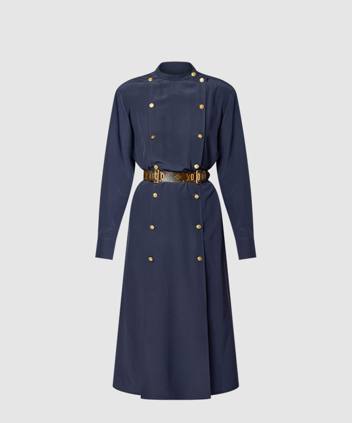 [LOUIS VUITTON-루이비통]더블 브레스트 긴소매 드레스 1AGOOY