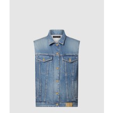 [LOUIS VUITTON-루이비통]리버서블 슬리브리스 데님 재킷 1AGOT8