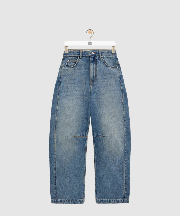 [LOEWE-로에베]애너그램 배럴 진 데님