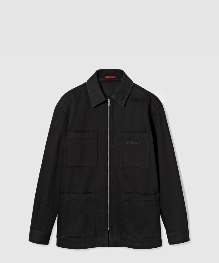 [GUCCI-구찌]데님 지퍼 셔츠 804a71