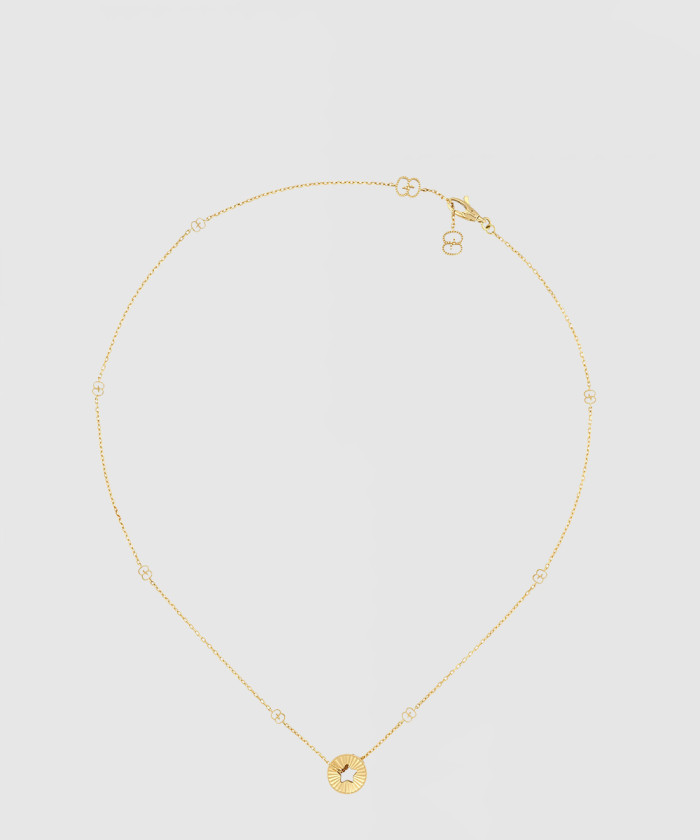 [GUCCI-구찌]옐로우 18K 골드 별 목걸이 729363