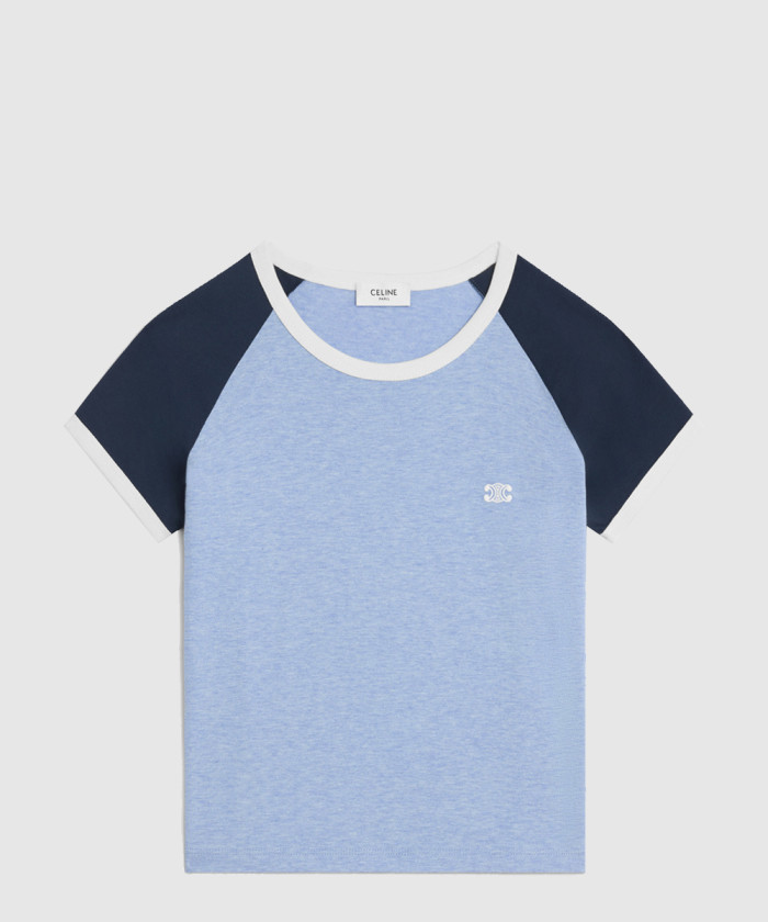 [CELINE-셀린느]트리오페 코튼 저지 티셔츠 RX05C5