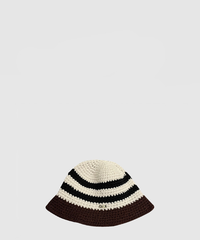 [DIOR-디올]니트 스트라이프 캡 4PU3B