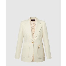 [LOUIS VUITTON-루이비통]테크 개버딘 컬리지에이트 블레이저 1AGNR9