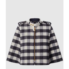 [LOUIS VUITTON-루이비통]더블 페이스 체크 케이프 1AGPE8