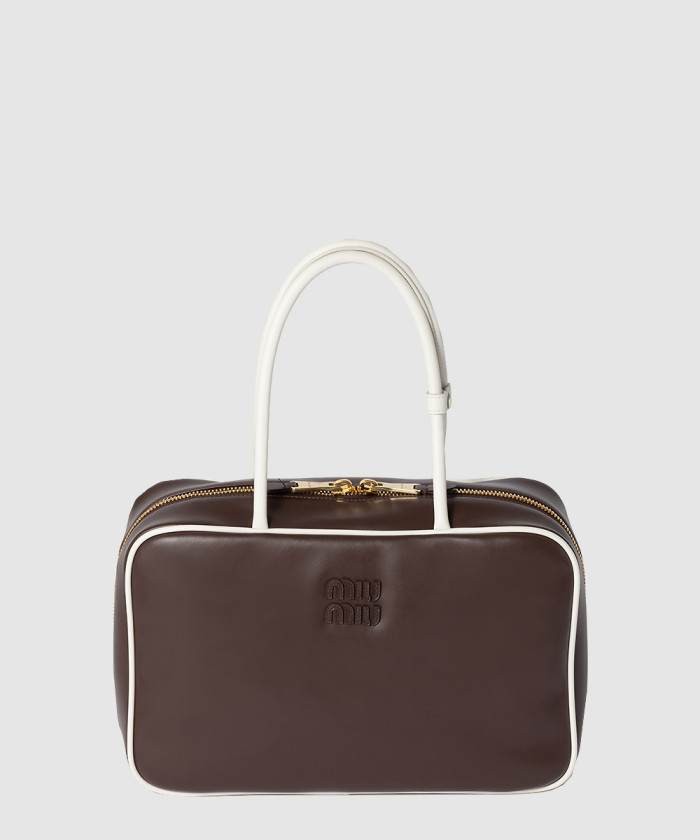 [MIUMIU-미우미우]레더 탑핸들백 5BB117