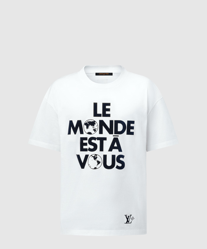 [LOUIS VUITTON-루이비통]그래픽 코튼 티셔츠 1AHCW9