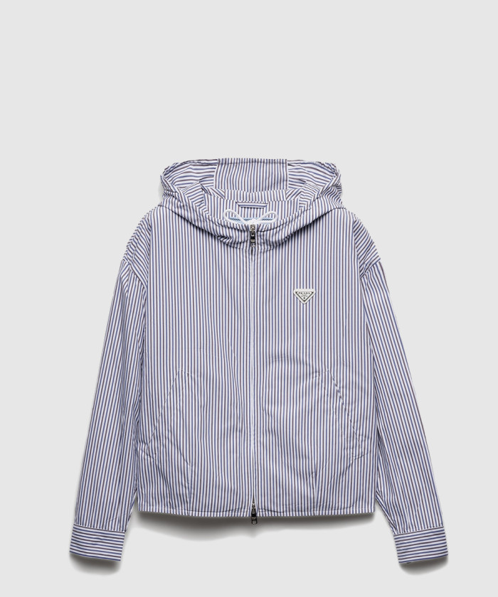 [PRADA-프라다]스트라이프 포플린 블루종 재킷 29Y246