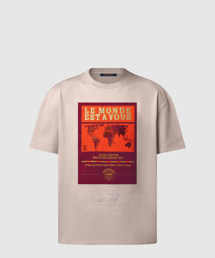 [LOUIS VUITTON-루이비통]엠벨리시드 그래픽 코튼 티셔츠 1AHCKX