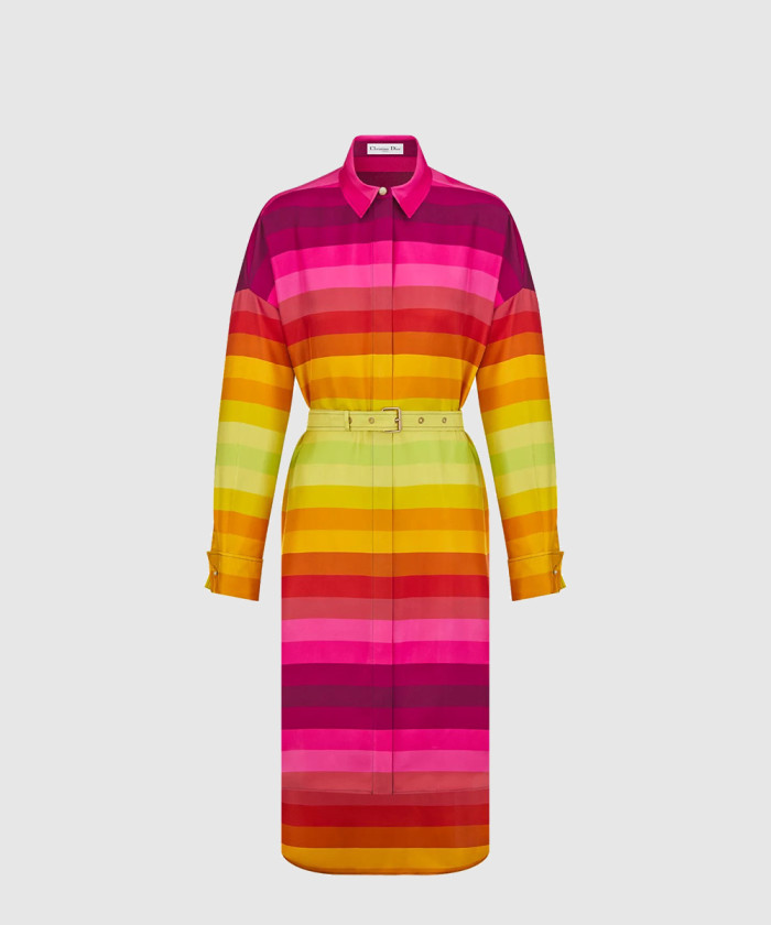 [DIOR-디올]Miss Dior 벨트 셔츠 드레스 521R4