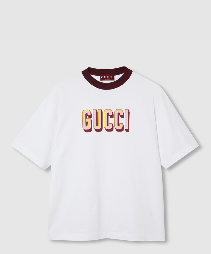 [GUCCI-구찌]코튼 저지 프린트 티셔츠 ‎796398