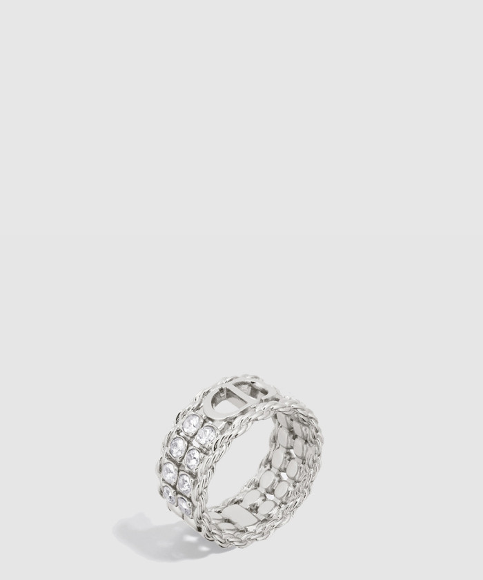 [DIOR-디올]펀칭 디자인 반지 R2222