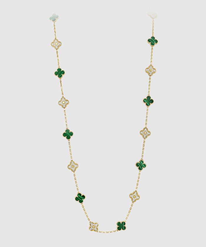 [VAN CLEEF-반클리프]빈티지 알함브라 롱 목걸이 7GP00