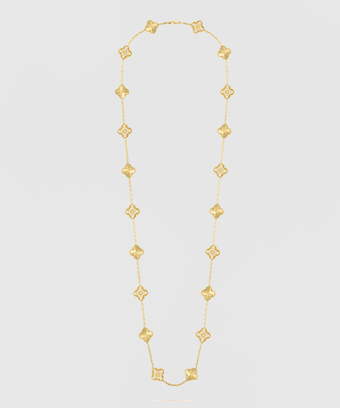 [VAN CLEEF-반클리프]빈티지 알함브라 롱 목걸이 4KM00