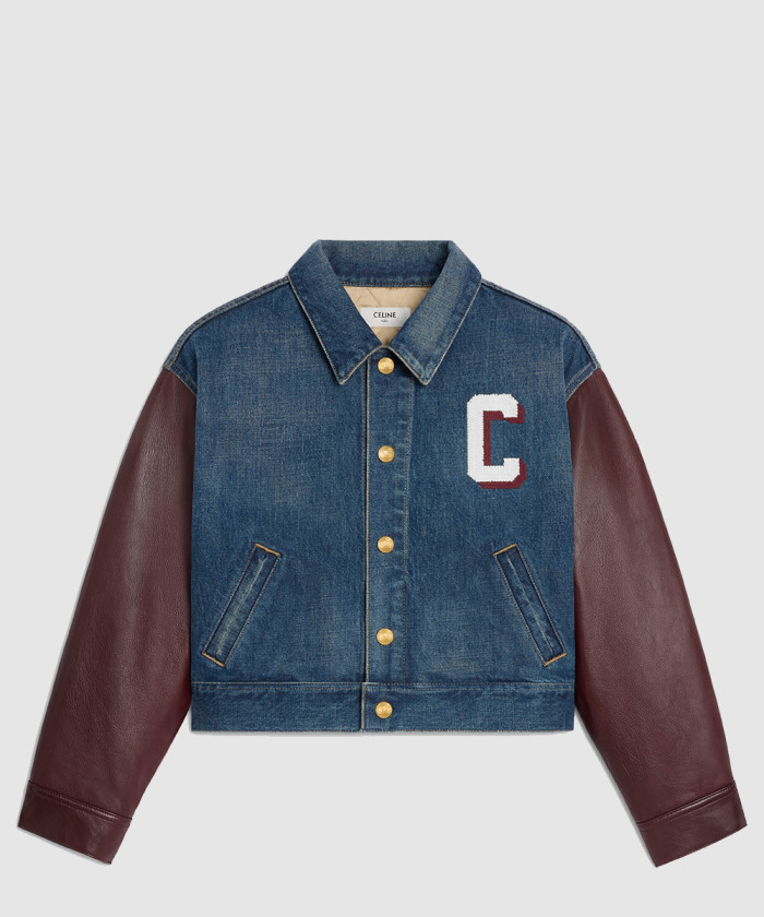 [CELINE-셀린느]PARIS 재킷 다크 유니언 워시 데님 RV0G69