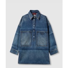 [GUCCI-구찌]레이저 프린트 데님 드레스 814507