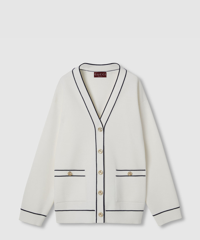 [GUCCI-구찌]파인 울 카디건 811946