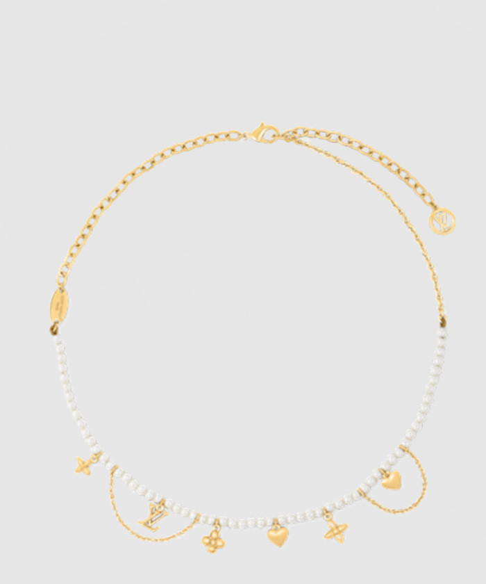 [LOUIS VUITTON-루이비통]BLOOMING PEARLS 목걸이 M02388