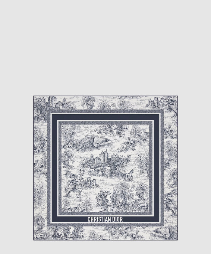 [DIOR-디올]Toile de Jouy Scotland 90 스퀘어 스카프 51SCO