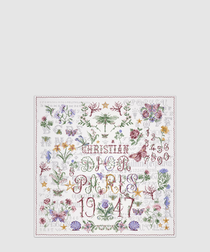 [DIOR-디올]Christian Dior 1947 90 스퀘어 스카프 51CRO