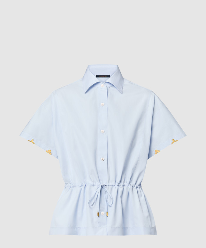 [LOUIS VUITTON-루이비통]드로스트링 웨이스트 코튼 포플린 셔츠 1AGQMM