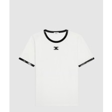 [CELINE-셀린느]트리옹프 자수 티셔츠 코튼 저지 RX05Z6