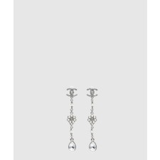 [CHANEL-샤넬]꽃 진주 귀걸이 AB7137