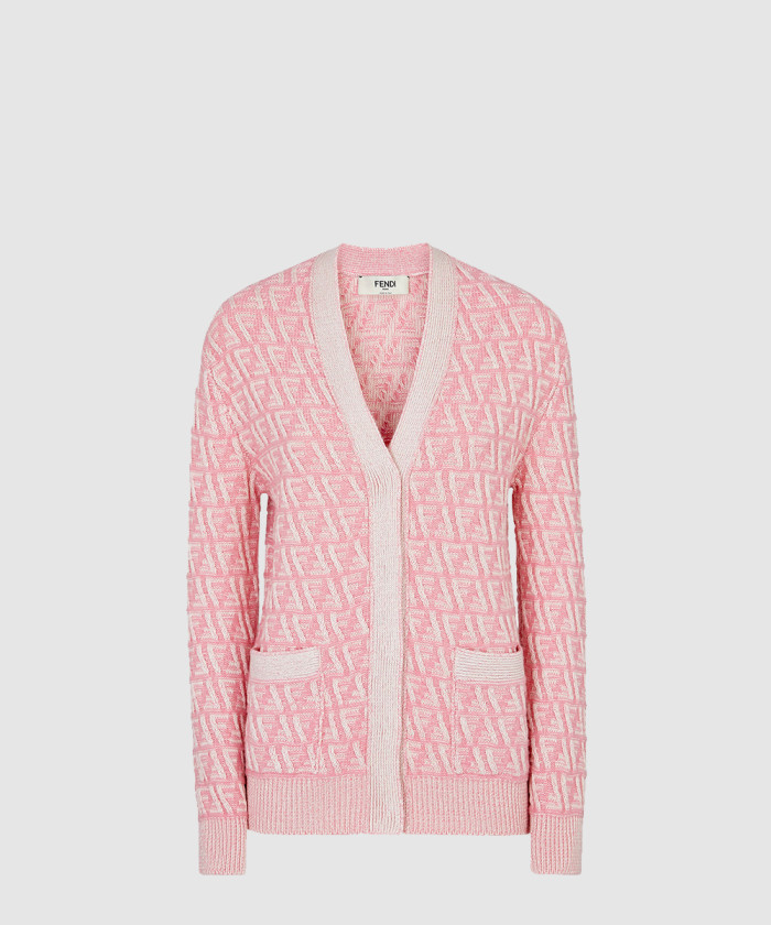 [FENDI-펜디]캐시미어와 울 카디건 FZE518