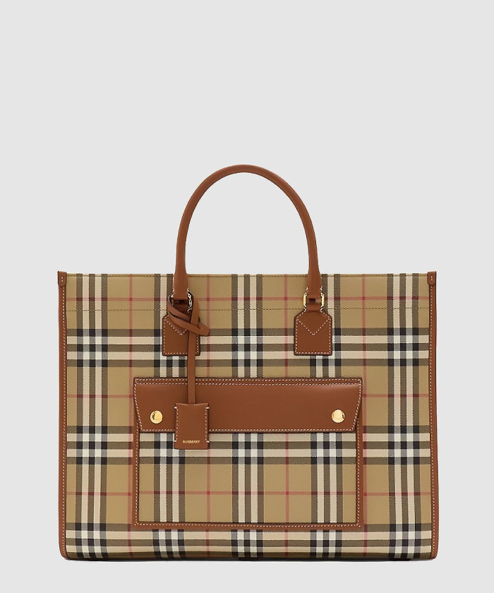 [BURBERRY-버버리]라지 프레야 토트 80975681