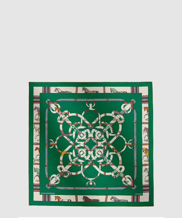 [HERMES-에르메스]Eperon d'Or et Tenues de Jour 숄 90