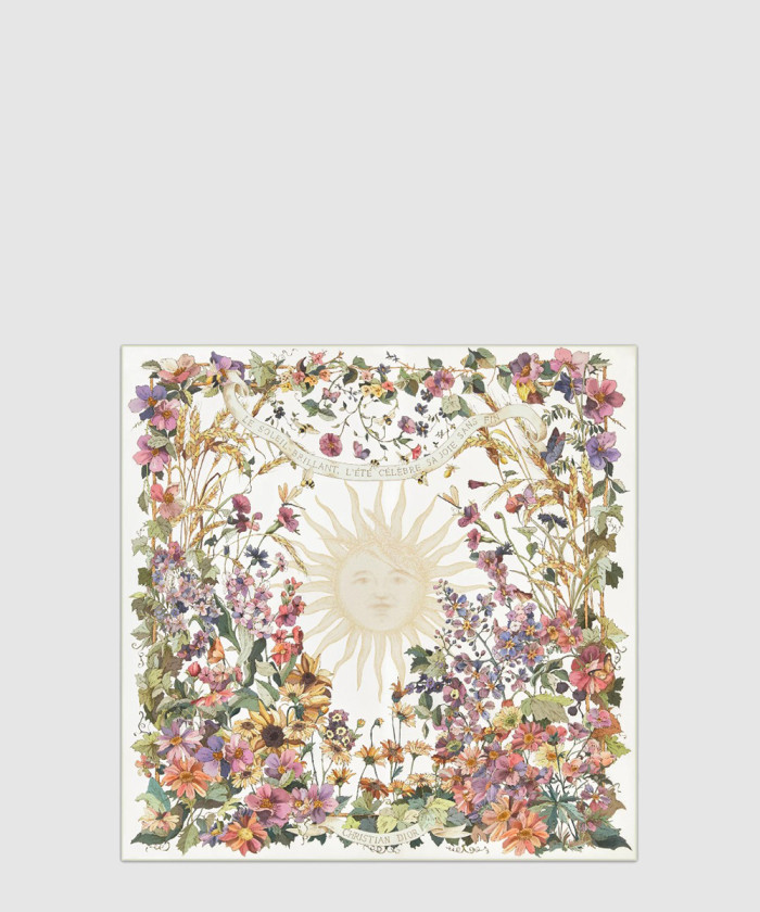 [DIOR-디올]Dior 4 Saisons Ete Soleil 90 스퀘어 스카프 42STA