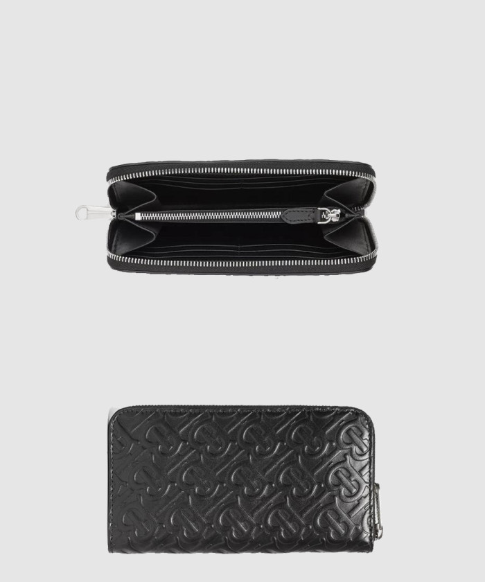 [BURBERRY-버버리]모노그램 레더 지퍼라운드 지갑 80176521