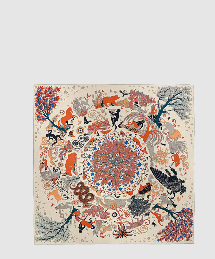 [HERMES-에르메스]Sous le Charme d'Orphee 숄 140