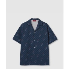 [GUCCI-구찌]컬렉션 프린트 코튼 셔츠 794907