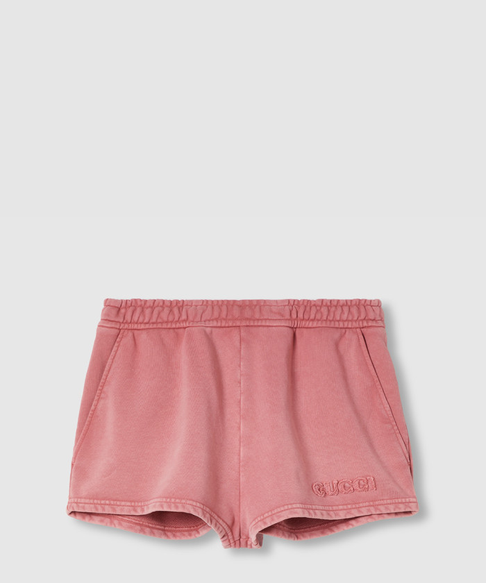[GUCCI-구찌]자수 코튼 저지 쇼츠 813710