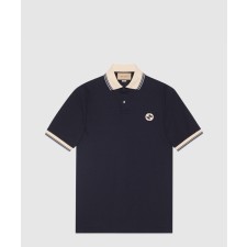 [GUCCI-구찌]인터로킹 G 코튼 폴로 셔츠 768641