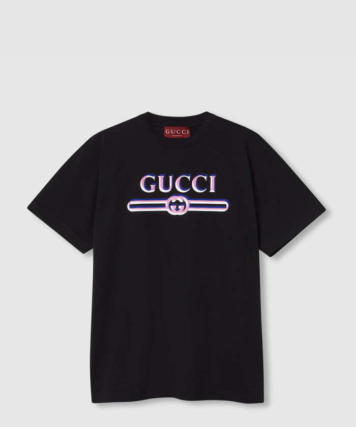 [GUCCI-구찌]프린트 코튼 저지 티셔츠 ‎788093