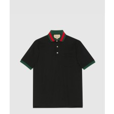 [GUCCI-구찌]웹(Web) 카라 코튼 피케 폴로 70a735