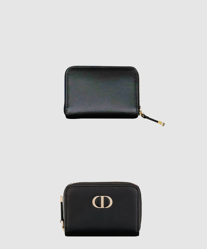 [DIOR-디올]30 Montaigne Voyageur 스몰 지퍼 동전 지갑 S2155