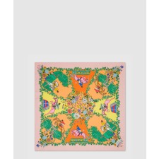 [GUCCI-구찌]올오버 플로라 프린트 실크 까레 810870